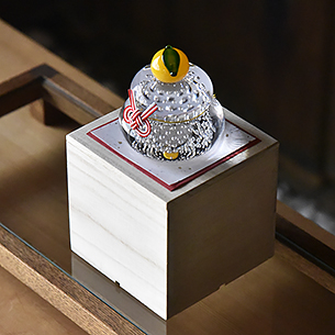 ガラスの鏡餅
